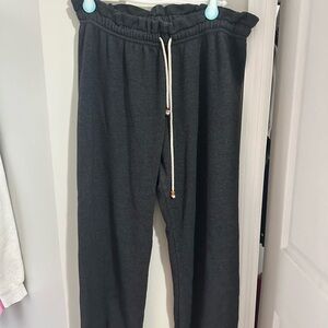 DONNI Dark Gray Jogger Pants with Drawstring Tigers Eye